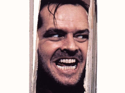 Jack Nicholson, The shining Jack Nicholson, The shining
